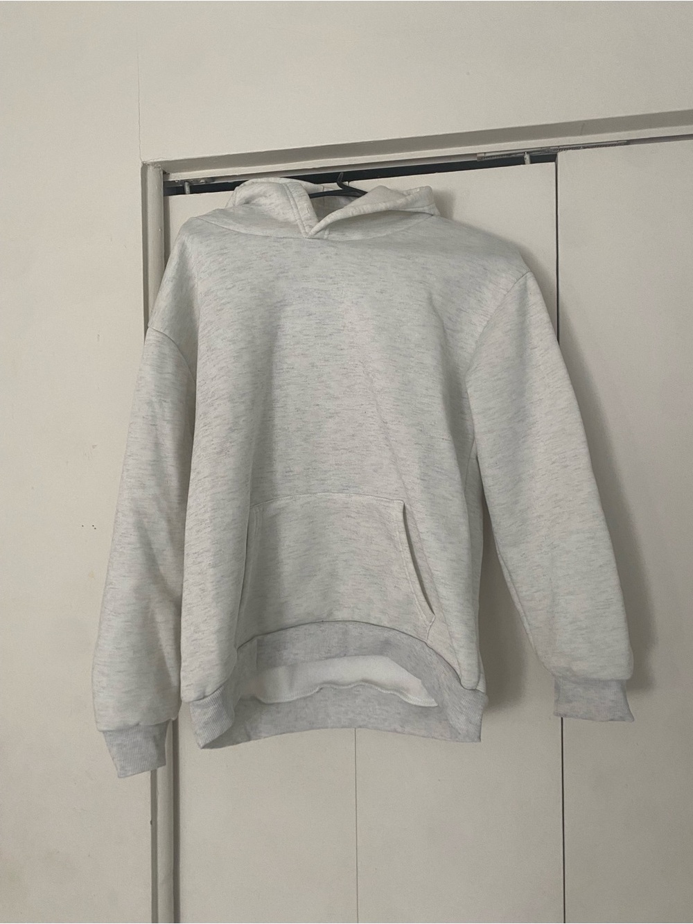 Men's Light Gray Hoodie Sweatshirt
